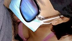 Beautiful College Pinay Licks Neighbor's Cock Close Up