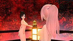 Megurine Luka & Meiko Magnet Project Diva Nude Mod Full Nude