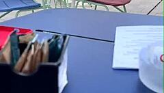 Public exposure and sex with a teen model in risky spots - POV
