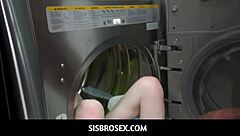 Stepsiblings trade cleaning for passionate encounters freely
