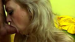 i watched this hot blonde milf get her ass fucked hard and receive a facial with big tits exposed