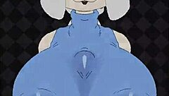 dianne peacocking with big tits and titty fuck in game