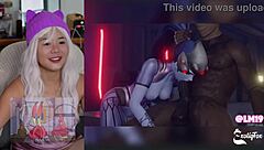 Best BJ girl: exotiqfox solo, gooner girl reacts wildly