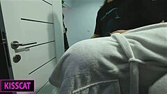 Stepmother Rides Step Son's Best Friend In Bed For Creampie!