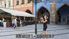 Tourist spots pornstar dominno, fucks her hard in hotel