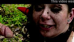 Lily Thot crawls in mud for anal domination!