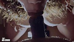 Beautiful filipina wife cheats by sucking friend's cock and swallowing every drop of cum.