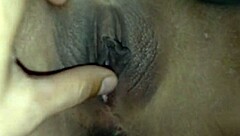 fucking with a pretty shaved pussy friend until she squirts