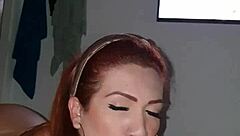 I watch Nathalia Fontes sucking the gringo passionately