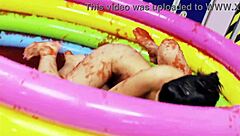 Romana Ryder And Tammie Lee Have A Lesbian Jelly Fight