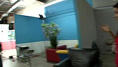 Ann marie rios bent over, fingered, fucked anally, massive facial