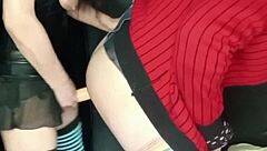 i enjoy watching brunette lola dominate with strap on pegging