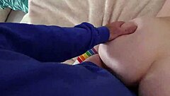 Blonde bimbo stepsister helps stepbrother cum in her pussy in doggystyle and cowgirl.