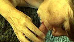 i skillfully suck black widow granny's cock and spit cum