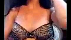 Feeling aroused in crossdressing while masturbating passionately