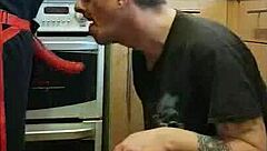 pegging my boyfriend's ass in kitchen, cornfield, and bathroom with ass to mouth part 12