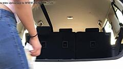 Asian girl Tina's urgent piss stop turns into cock sucking outdoors