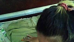 wow, cute teen 18+ after shower backstage!