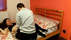 Wow, hardcore bedroom action with intense kissing!