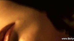 sexy brunette in ritual nude dance session 😍