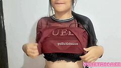 hey, this colombian babe strips so hot!