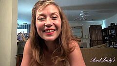 Auntjudys - 43yo Hairy Pussy MILF Isabella as New Secretary