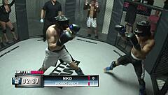 in this quickie, ann marie rios gives blowjob and gets banged in multiple positions