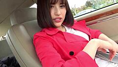 Japanese MILF leaks busty video