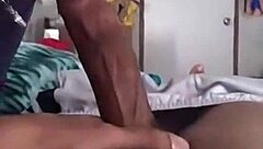 White girl sucking that big Indian cock 😍