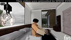 Playing part 13 of the roblox porn game