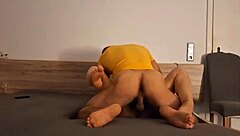 Crazy wife rides hard while husband’s at work