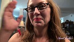 auntjudys - 43yo hairy milf isabella becomes your new office secretary