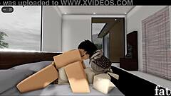 Playing part 13 of the roblox porn game