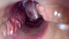 close up of a woman's vaginal orgasm in intimate setting