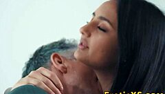 Gorgeous teen 18+ babe rides with small tits