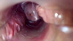 Orgasmo vaginal close-up moment