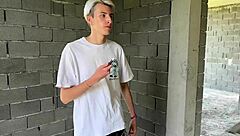 Shared Hot Busty Girl With Stepdad In Abandoned House For Amateur Cock And Vagina Play