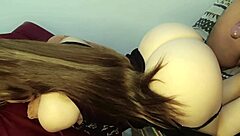 Watch sashacosplay's first anal with big ass cumshot inside her pussy?