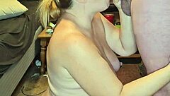 nine months pregnant sucking cock