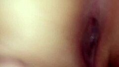 young woman strips and exercises naked on the machine