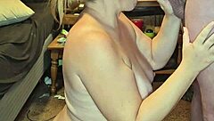 nine months pregnant sucking cock