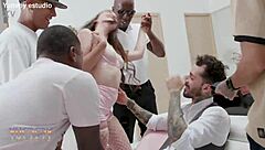 Sensual Stripper Emma Smak Gets Gangbanged By Five Guys