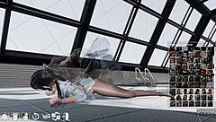 Swordxhime Gallery Enemy Bound In Bondage