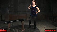 Dickloving Submissive Bound And Throatfucked Roughly By Interracial Male