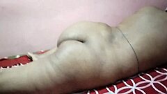 indian wife enjoys playing with friends for the first time at home