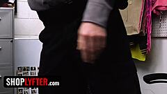 Horny Virgin Caught Stealing, Gets Creampied by Guard?