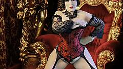 granny bijou sucks cock deep in the brothel