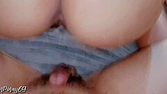 Pinay's best friend creampies her tight ass while playing PS4