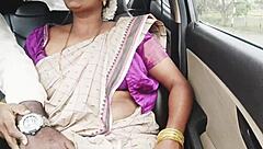 Indian aunty fucks son in law. Dirty talk in saree.