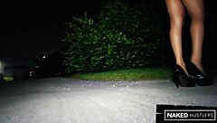 halloween night with a big black round ass